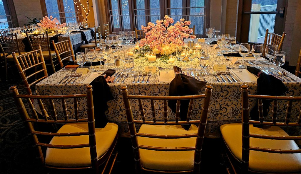 Proximity Wine Dinner Weaver Room Wine dinner at Proximity Hotel in the elegantly decorated, Weaver Room.